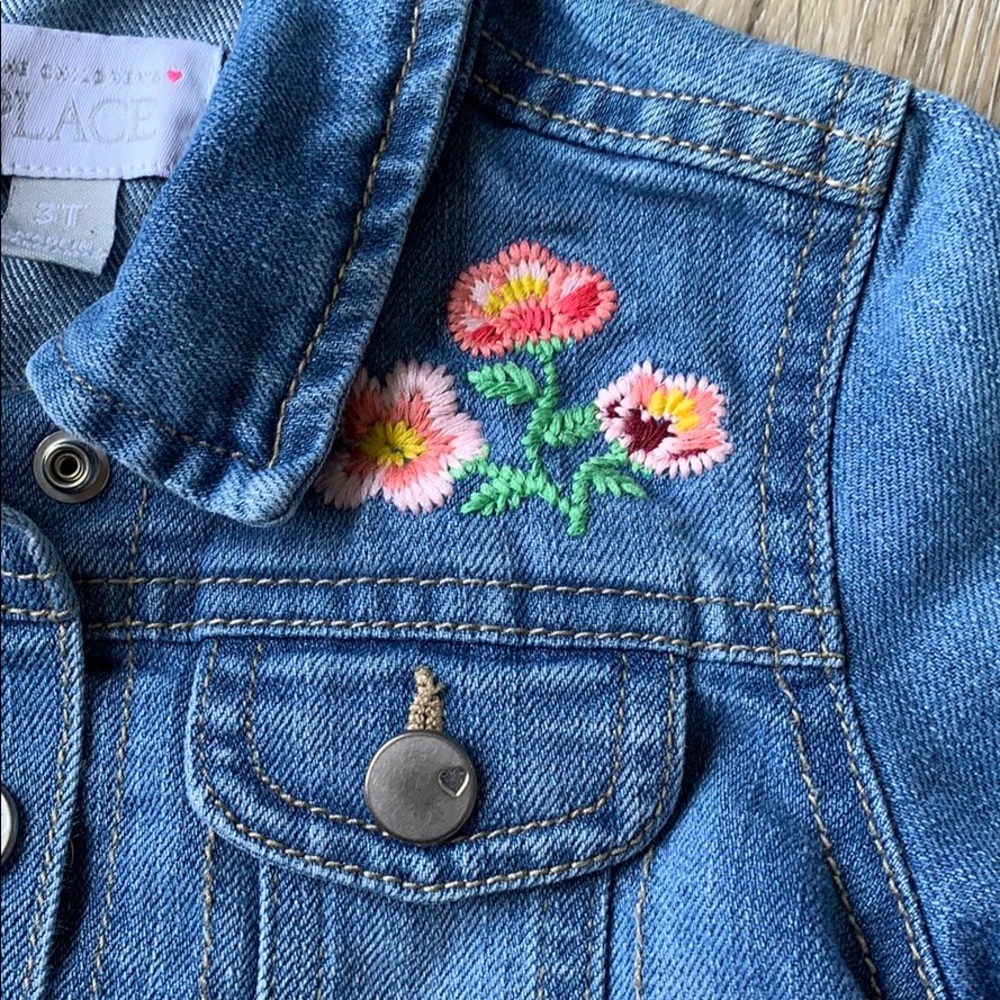 Embroidered Jean Jacket - Picture 3 of 5